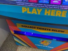 Someone left their $2 scratch-off lotto ticket at the lotto machine by our men’s room.   