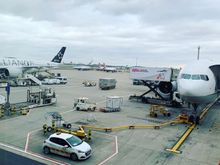 3 Airbus Multi-Parking on a long haul in T2