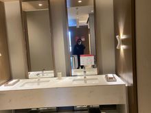 Two of like 10 sinks in mens changeroom 