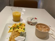 It was okay considering I got nothing on the flight. 