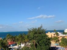 Much nicer view from the Priveleges Aluxes suite in Isla Mujeres