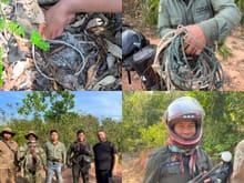 Snares found in the national park; the ranger team; an armed ranger - if poachers are found, hotel guests are immediately removed from the area