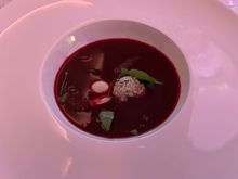 Betroot & Strawberry Gazpacho