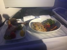 Same dry tasteless chicken as before
Ordered msngo mousse and cheese for dessert but got only first one. Then crew dissapaired....