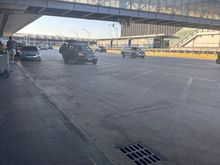  I made my way out of T2 to wait for my Uber to Evanston. 