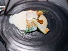 halibut, fennel pollen beurre blanc