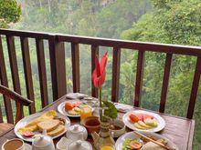 Breakfast at private balcony