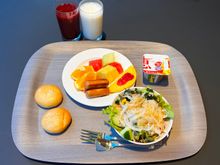 Western meal breakfast