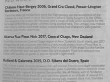 The lunch menu on this flight to Mumbai included some Indian choices and I went for the lamb rogan josh. I might have chosen a beer to go with it but thought that a red wine could work. 