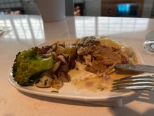 Full size boneless chicken thighs, seasoned and cooked well!