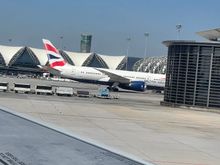 BA aircraft at BKK, Sunday 30th January 