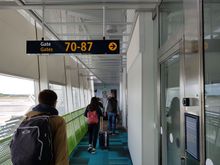 2. Look for the transfer sign above