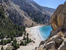 AV Beach when coming down the final steep incline. 