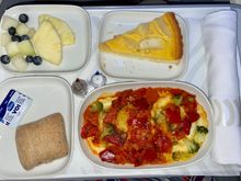 AY HEL-JFK prearrival meal