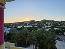 Balcony view from my mountain view room