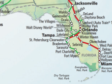 Present-day.  Note only red = rail.  Green is some bus interconnect, no thanks. 