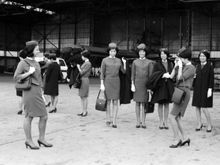 Cabin crew, c. 1960