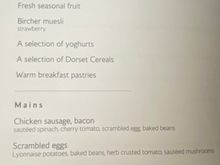I had the smoothie a bit watery but fine. Mrs B was greedy and had the breakfast which she enjoyed.