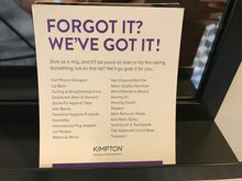 Items that are delivered upon request