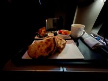 Breakfast. Cheese and ham toastie. Very similar to what you get at Costas. 