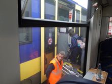 At the end, we disembarked the faulty train  to board a new one for a 7 min ride to Goslar and further Bad Harzburg.