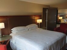 Bedroom of the suite.