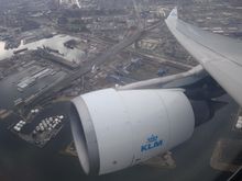 Banking right turn (A332). AMS-KGL, March 2021