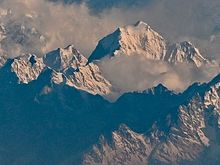Some nondescript hills flying to Paro, Bhutan.