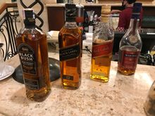 Some adult beverages on display