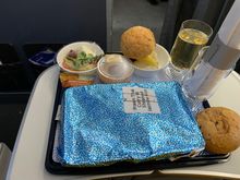 Dinner beneath the foil