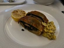 Salmon wellington with bearnaise, enjoyed this