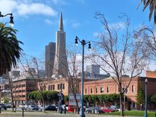 The Transamerica tower built in 1972 was the tallest building in SF until the Salesforce tower opened.