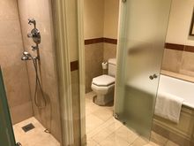 Bathroom - seperate shower & toilet & bath 