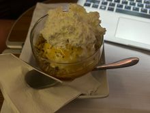 Obligatory ice cream sundae! 