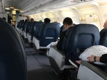 Yesterday flight from YUL to YVR. The air Canada Charter JETZ plane used. My friend who was flying on cheap economy was impressed with the flight,, 