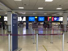 BA check in - very quiet - although flight was quite busy! 