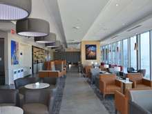 Airport views from seating

