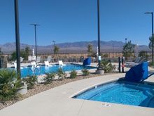 Very attractive pool for a HIX/Hampton. Pool is bigger than in this picture.