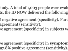 Abbott ID NOW specs