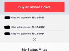 All my miles expire on the 31st of December.