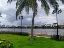 Vinhomes park, near the river