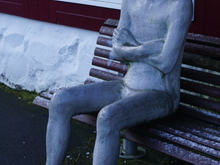 He looks cold...