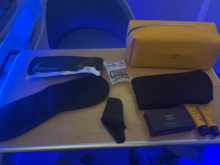 Air Canada's new amenity kit!