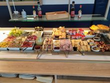 The Terminal 2G Air France lounge has quite a good food offering
