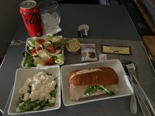 Lunch 12/31 AA MIA-JFK F class.  