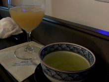 I had the special Fuji apple juice and a glass of Miyazaki Sencha to start before the breakfast service.