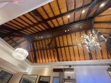 Vaulted traditional Balinese ceiling