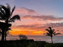 Sunset at the outdoor deck of Mangarra 2