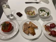 Nearly all the options. There was a mushroom bisque and mushroom risotto. Needless to say, I didnt sample them.