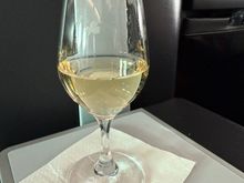 Pre departure Champagne. Crew also offered the signature cocktail and top ups. They really were an excellent crew. 